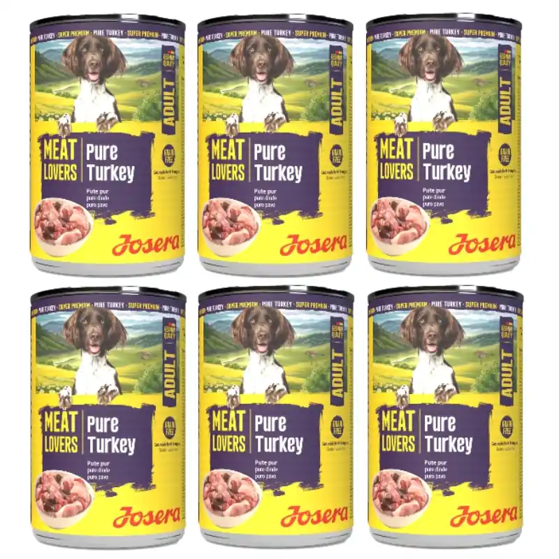 JOSERA Meatlovers Pure Pulyka 6x400 g Kedvezményes ár