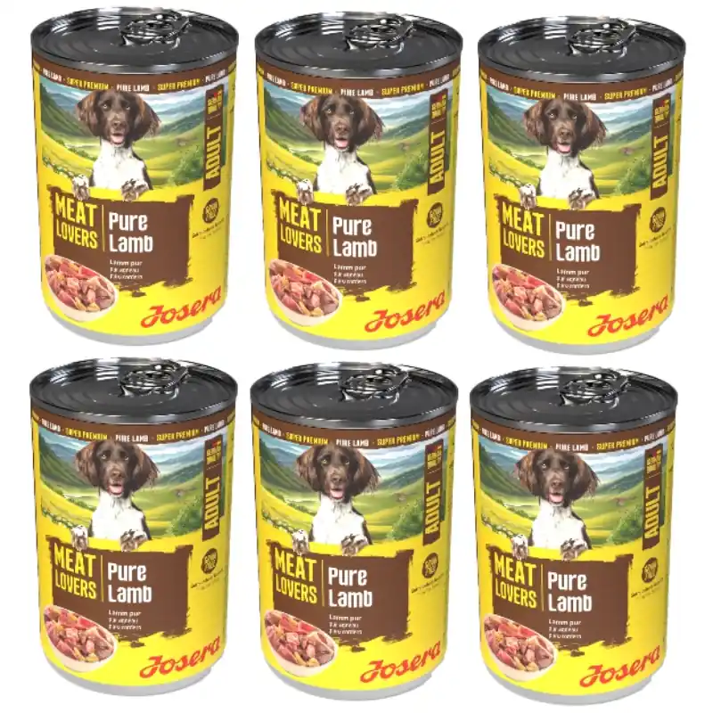 JOSERA Meatlovers Pure Bárányhús 6x400 g Azonnali szállítás