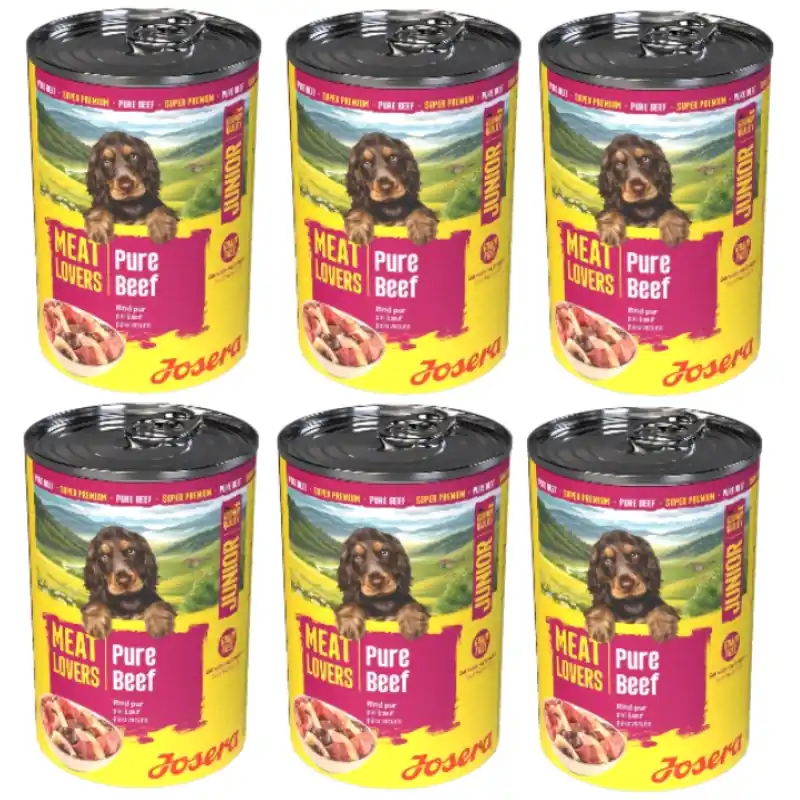 JOSERA Meatlovers Junior Pure Beef 6x400 g Gyors szállítás