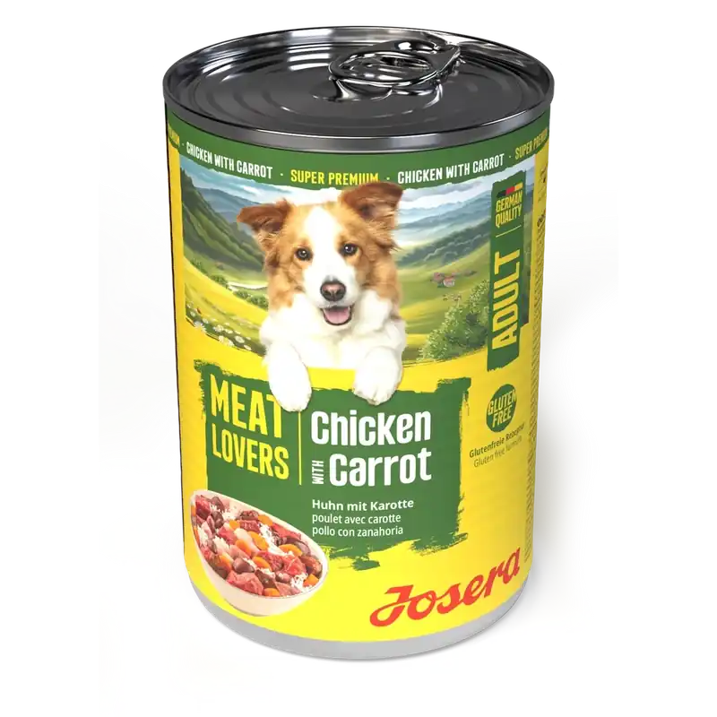 JOSERA Meatlovers Menu Csirke sárgarépával 400 g Expressz szállítás