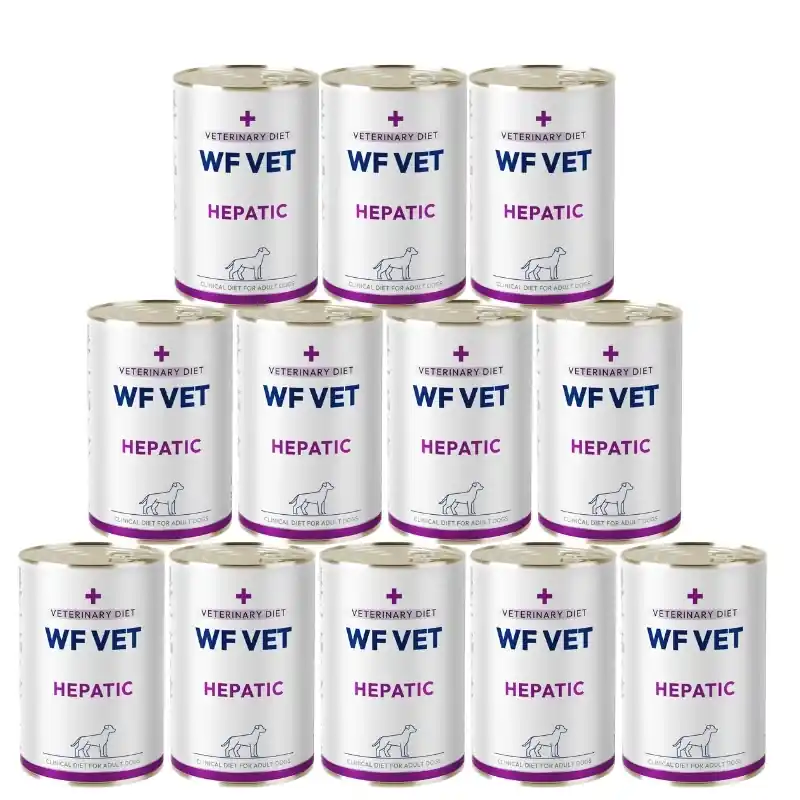 Bestseller WF VET Hepatic kutyaeledel 12x400 g