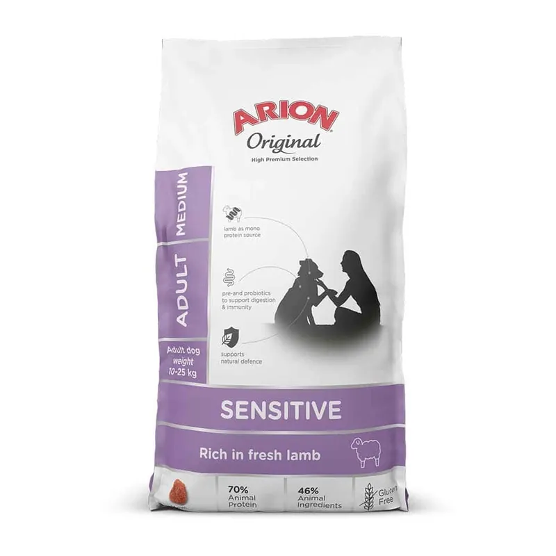 ARION Original Sensitive Adult Medium 12 kg + 1 kg Csak ma