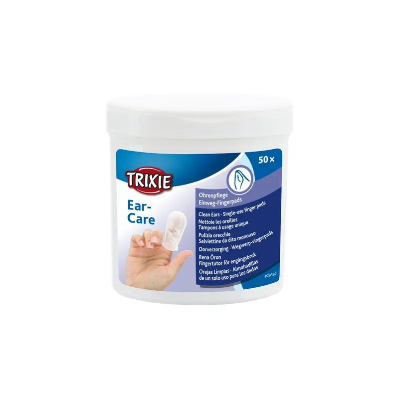 Gyors szállítás Trixie Ear Care Tiszta fülek – ujjhegyek, 50 db