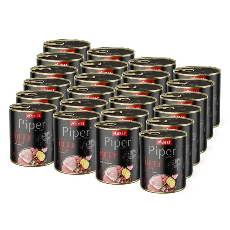 Bestseller DOLINA NOTECI Piper kutyáknak marhamájjal és burgonyával 24x800g