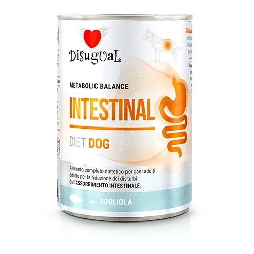 Akciós ár Disugual Karma nedves kutyaeledel, állatorvosi INTESTINAL Sola (felnőtt) 400 g