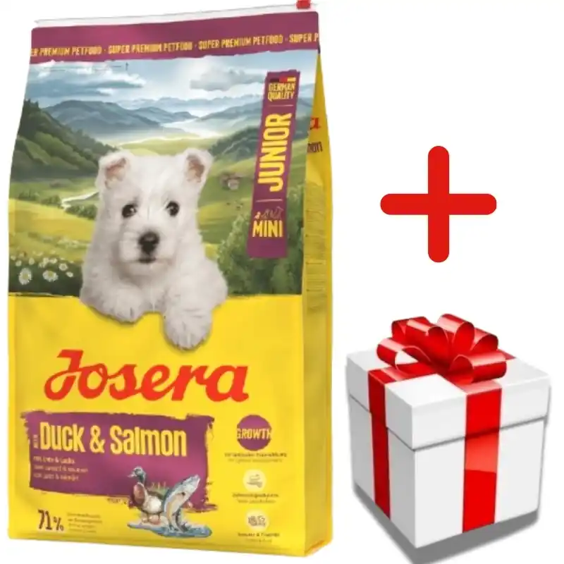 Árcsökkenés JOSERA Mini Junior Kacsa és Lazac 10 kg + INGYENES MEGLEPETÉS A KUTYÁNAK!!
