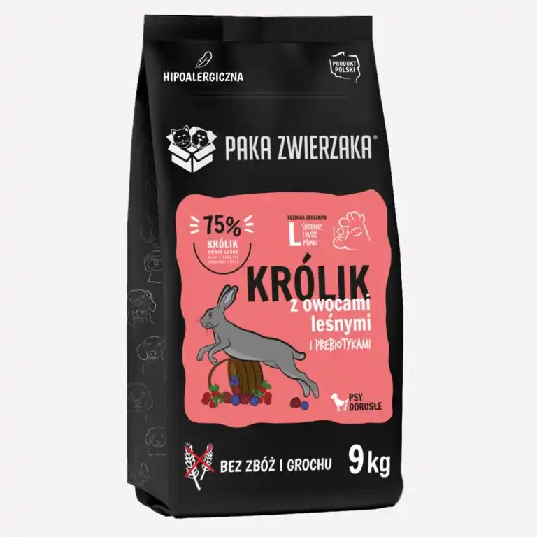 Állateledel-csomag – Seventh Heaven – Nyúl erdei gyümölcsökkel „L” 9 kg Szuper akció