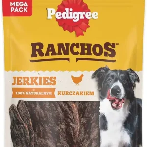 Végkiárusítás PEDIGREE Ranchos Jerkies Originals 180 g – csirkehúsos kutyakeksz