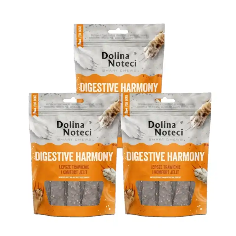 DOLINA NOTECI Smart Chews Digestive Harmony kutyasnack 3x100g Biztonságos fizetés
