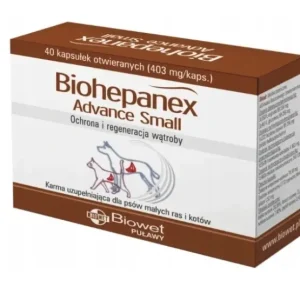 Kiárusítás Biohepanex Advance Small 40 kapszula.