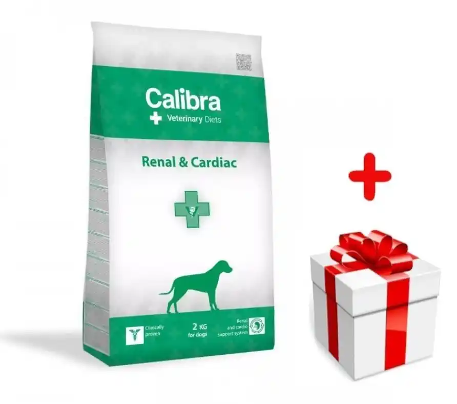 Azonnali szállítás Calibra Veterinary Diets Dog Renal Cardiac 2 kg + INGYENES meglepetés kutyájának