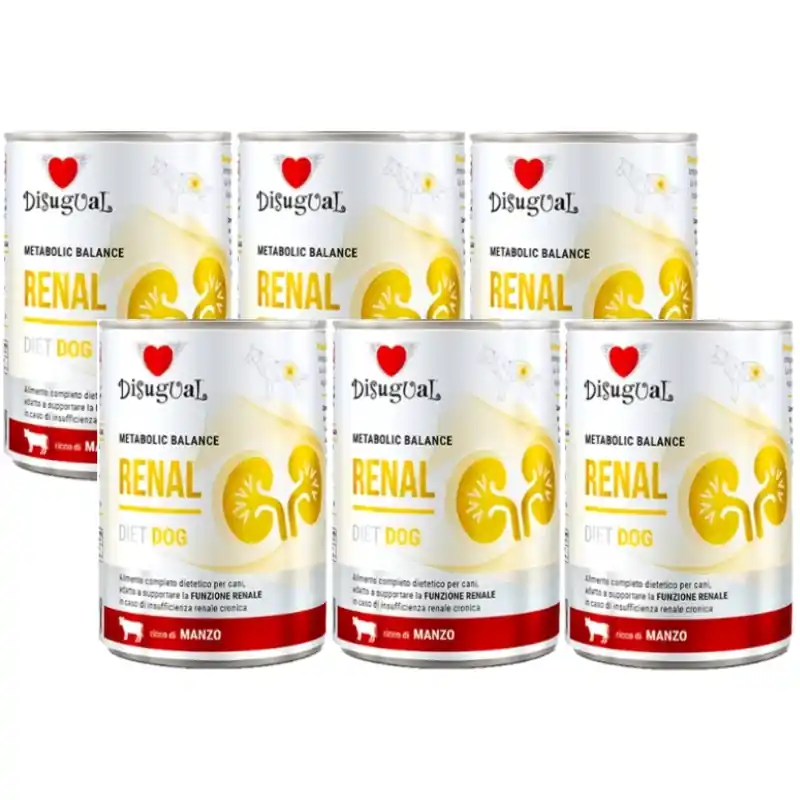 Disugual nedves eledel kutyáknak – Állatorvosi RENAL, marha (felnőtt) 6x400 g Azonnal elérhető