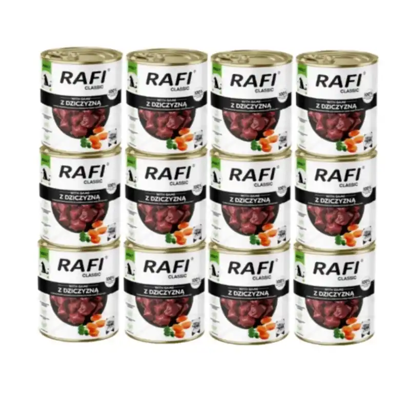 Bestseller DOLINA NOTECI Rafi Classic nedves kutyatáp vadhússal 12x800g
