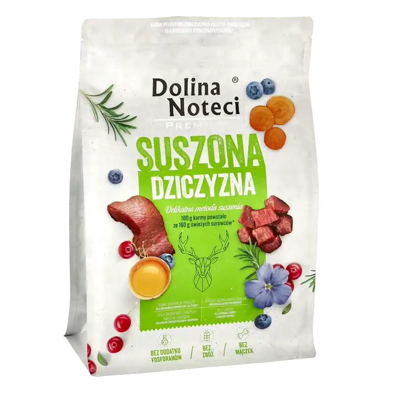 DOLINA NOTECI Premium Game – szárított kutyaeledel, 3 kg Népszerű