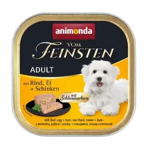 Outlet Animonda Dog Vom Feinsten Adult Marhahús, Tojás és Sonka 24x150g