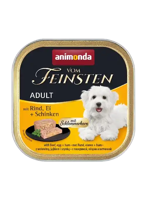 Outlet Animonda Dog Vom Feinsten Adult Marhahús, Tojás és Sonka 24x150g