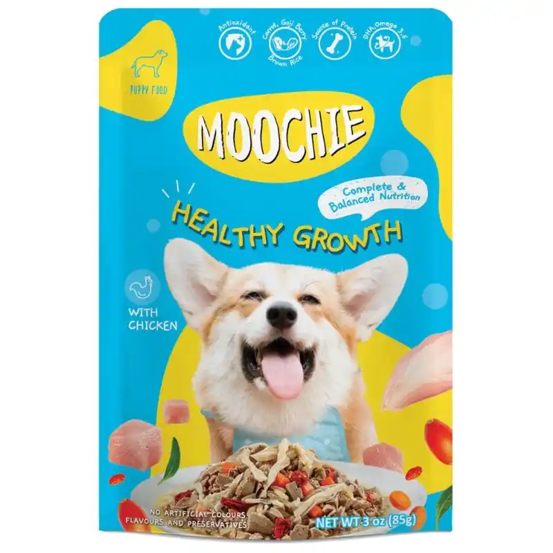 Kiárusítás MOOCHIE With Chicken 85g kutyáknak