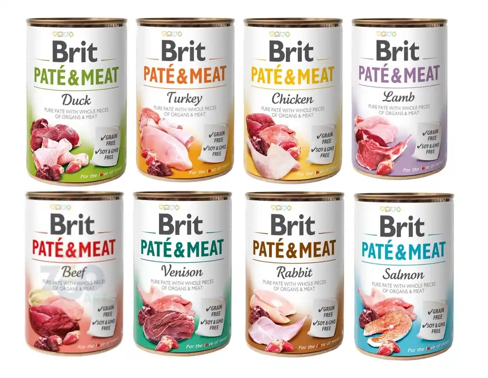 Biztonságos vásárlás BRIT PATE & MEAT 8x400g MIX