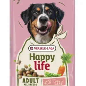 VERSELE-LAGA Happy Life Adult with Lamb 12.5kg - Felnőtt nagytestű kutyaeledel bárányhússal Vedd meg most