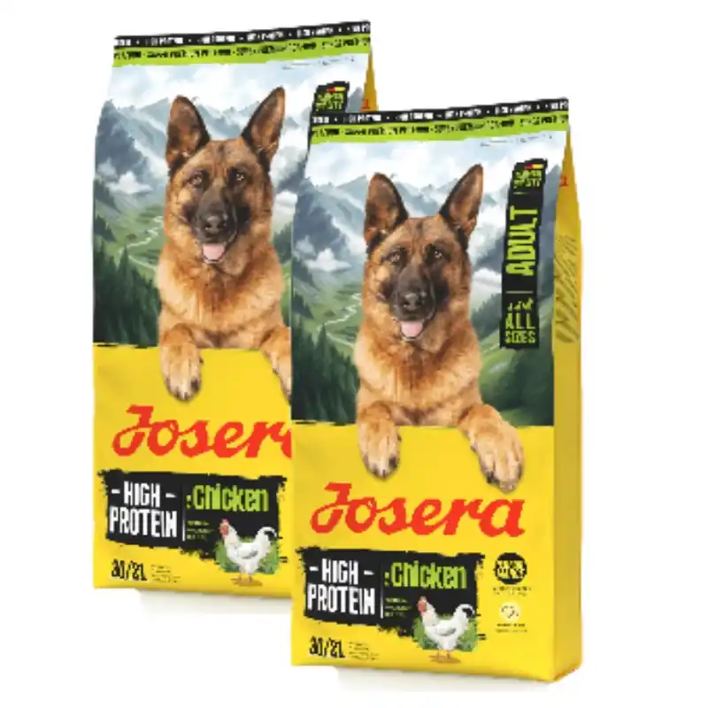 Szezonális akció JOSERA magas fehérjetartalmú felnőtt csirke 2x12,5kg