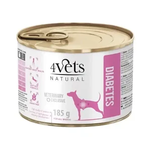 4Vets Cukorbetegség Kutyaeledel 185g Vedd meg online