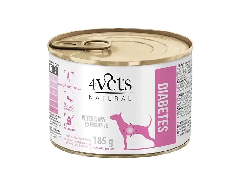 4Vets Cukorbetegség Kutyaeledel 185g Vedd meg online