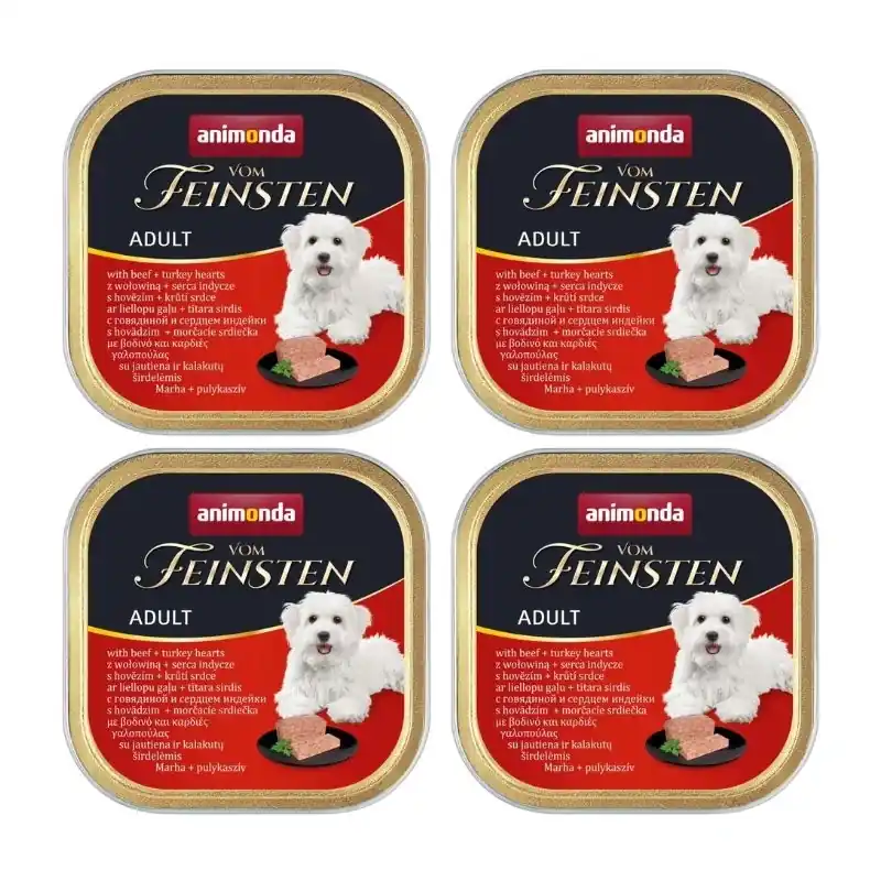 Animonda Dog Vom Feinsten Adult Marha- és pulykaszív 12x150g Szezonális akció