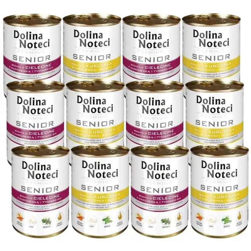 Legjobb ár Dolina Noteci PREMIUM Senior Senior Vegyes ízek 12x400g