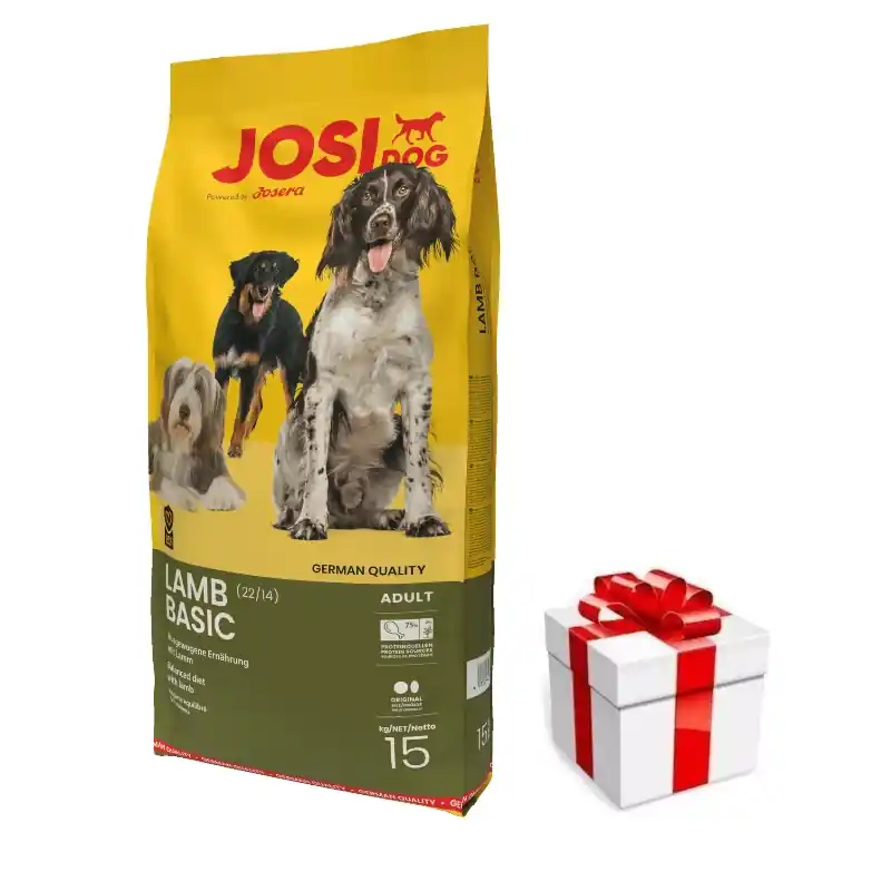 Árcsökkenés JOSERA JosiDog Bárány Basic 15kg + Meglepetés A Kutyádnak Ingynes
