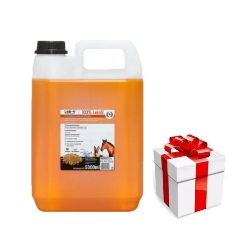 Azonnali szállítás LAB-V lenmagolaj Leinöl lovaknak, kutyáknak és macskáknak 5000ml
