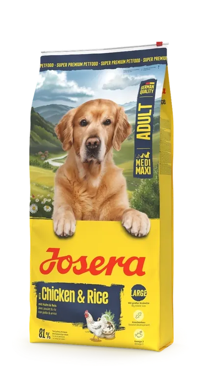 JOSERA Medi/Maxi csirke és rizs 12,5 kg Gyors szállítás