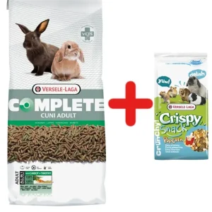 Versele-Laga Cuni Adult Complete 8kg + VERSELE LAGA Snack Popcorn 650g - kiegészítő keverék popcornnal rágcsálóknak Ajánlat