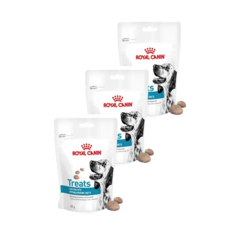 Végkiárusítás Royal Canin Hypoallergenic Treats kutyakajak 3x230g