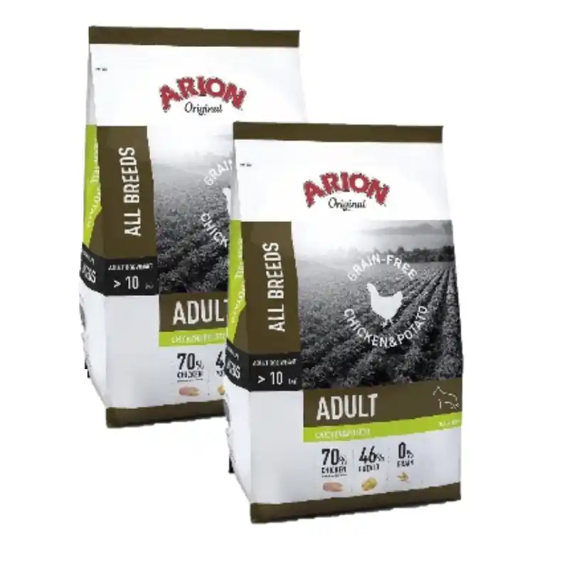 Olcsóbb Arion Original Gabonamentes csirke és burgonya 2x12kg