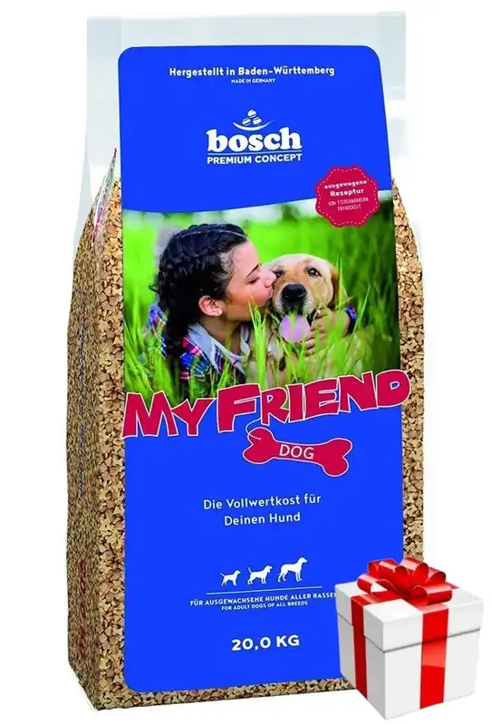 Szezonális akció BOSCH My Friend 20kg + Meglepetés A Kutyádnak Ingynes