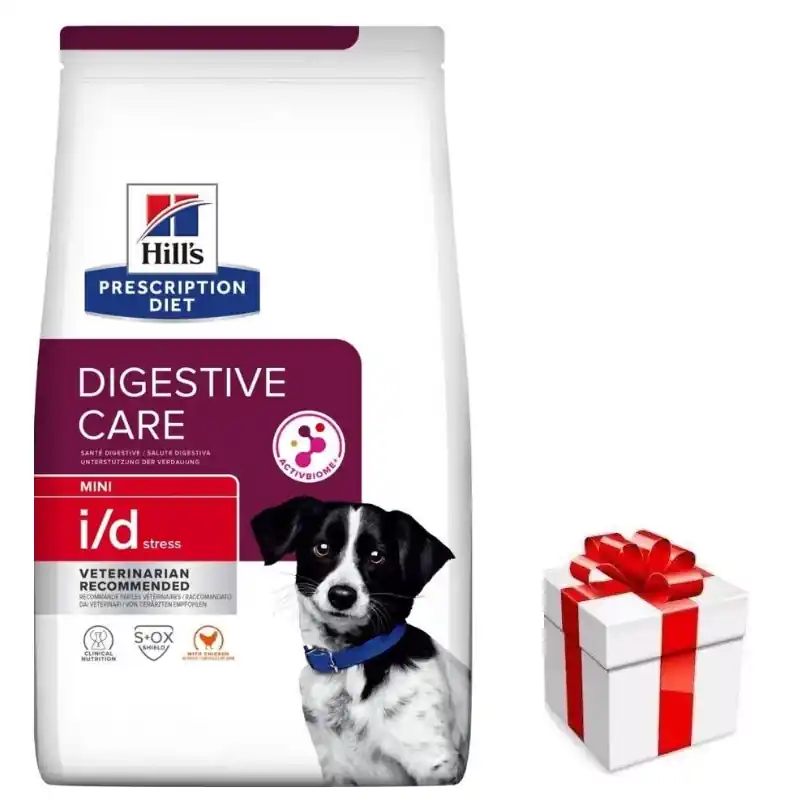 Végkiárusítás HILL‘S PD Prescription Diet Canine i/d stress mini 3kg + Meglepetés A Kutyádnak Ingynes