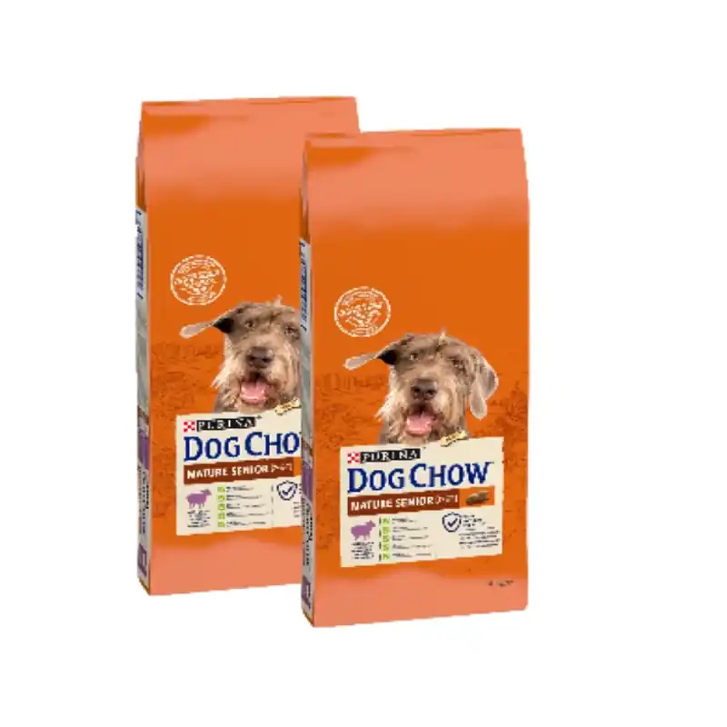PURINA Dog Chow Érett Idős Kutyáknak Bárány 2x14kg Azonnali szállítás