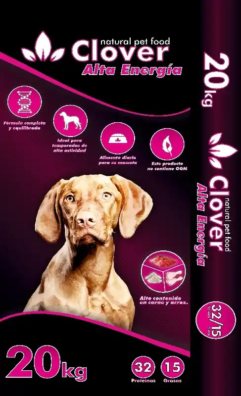 Outlet Forzecan Energy 51% hús GMO-mentes 20kg / Új csomagolás CLOVER Alta Energy 20kg