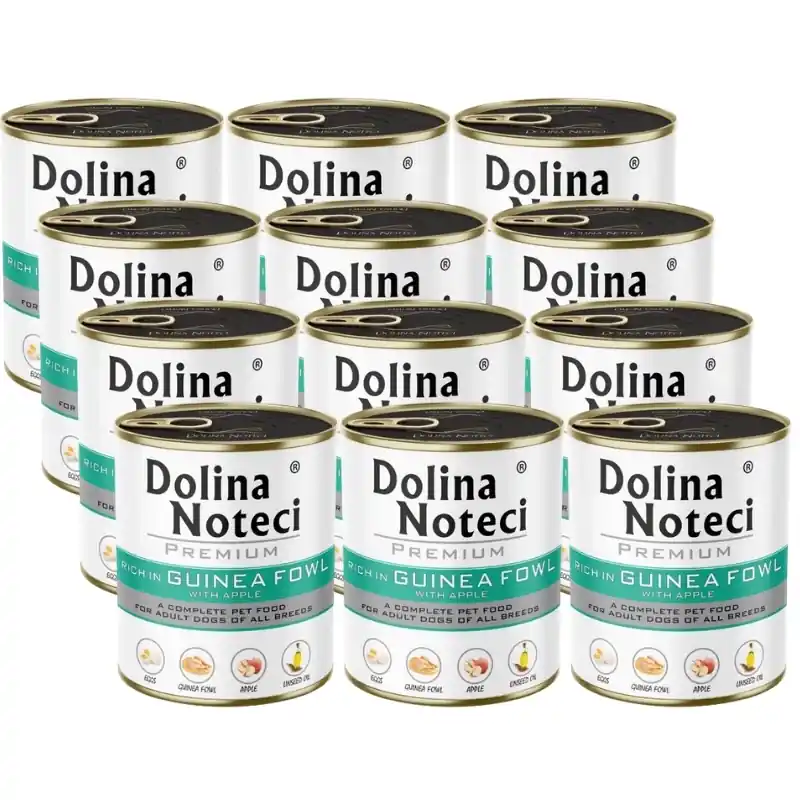 Biztonságos vásárlás Dolina Noteci PREMIUM gazdag gyöngytyúk almával 12x800g