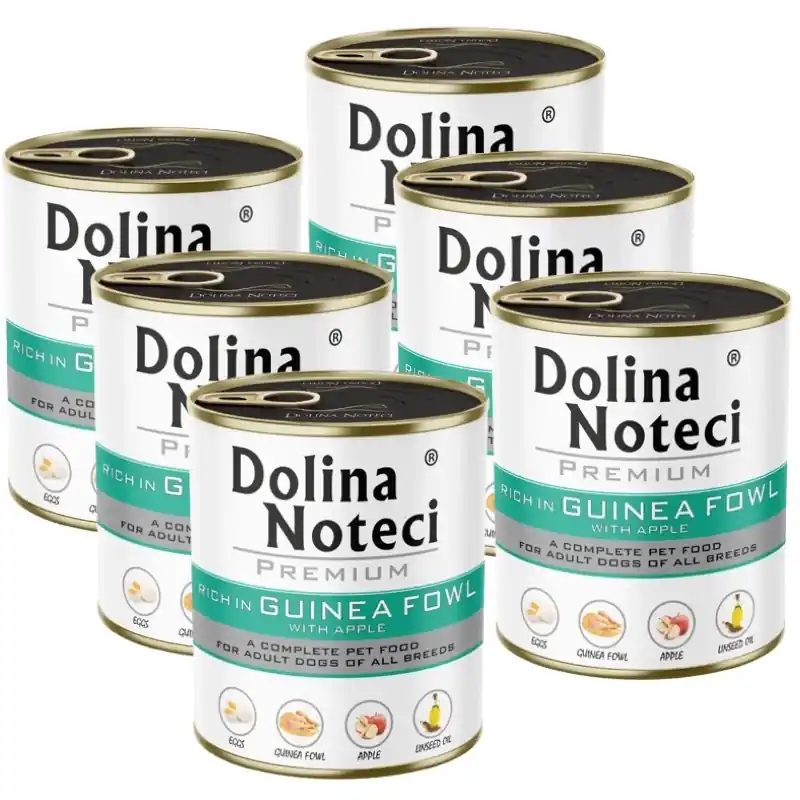 Ne maradj le Dolina Noteci PREMIUM gazdag gyöngytyúk almával 6x800g