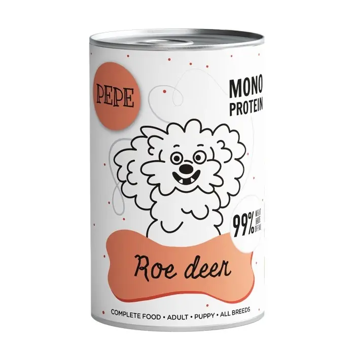 Akciós ár PEPE MONO PROTEIN Őzbak (sarna) 12x400g