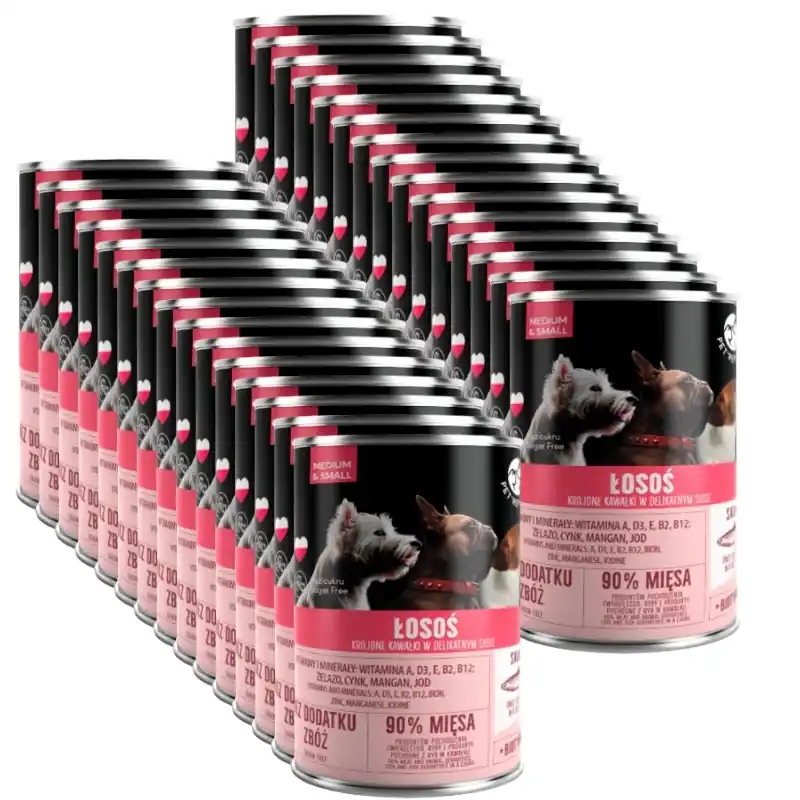 PetRepublic darabok lazacos mártásban 30x400g kutyáknak Újdonság