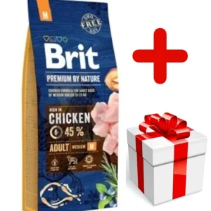 Akció Brit Premium by Nature Adult Medium 15kg + Meglepetés A Kutyádnak Ingynes