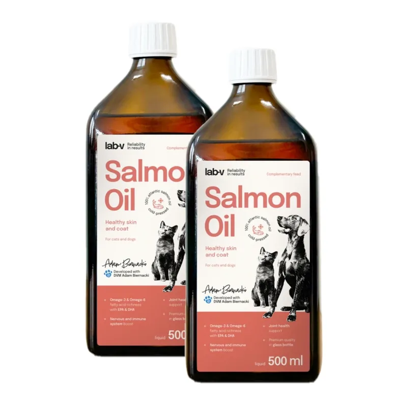 Nézd meg most LAB V Vitaminokkal dúsított lazacolaj 2x500ml