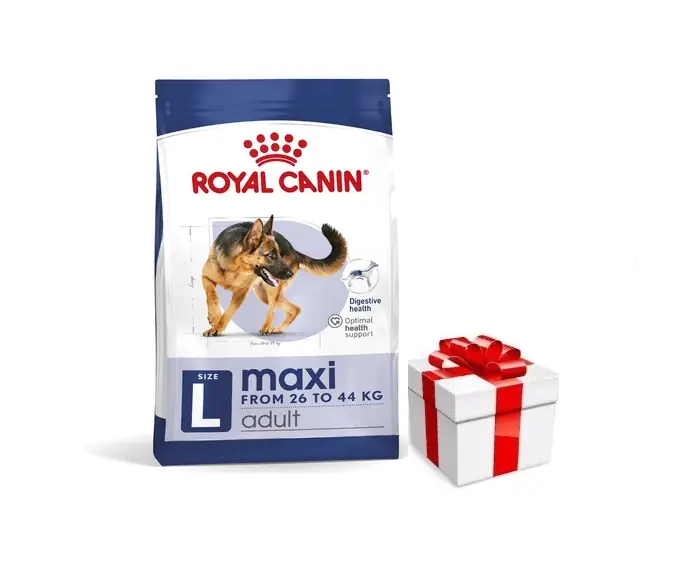 ROYAL CANIN Maxi Adult 15kg szárazeledel felnőtt kutyáknak, 5 éves korig, nagytestű fajtáknak + MEGLEHETŐSÉG Nézd meg most