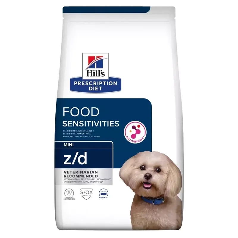 Végkiárusítás HILL‘S PD Prescription Diet Canine z/d Élelmiszer-érzékenység Mini 1 kg