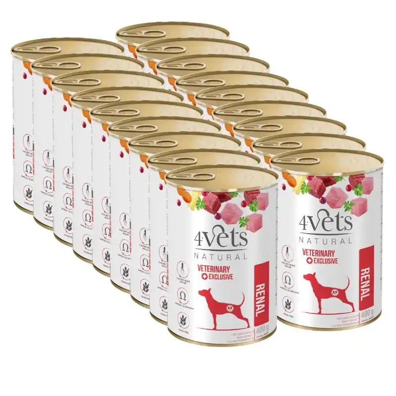 Vedd meg most 4Vets for dogs Renal 18x400g