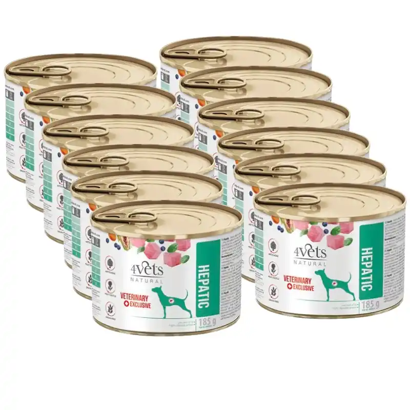 Korlátozott ajánlat 4Vets Kutya máj 12x185g