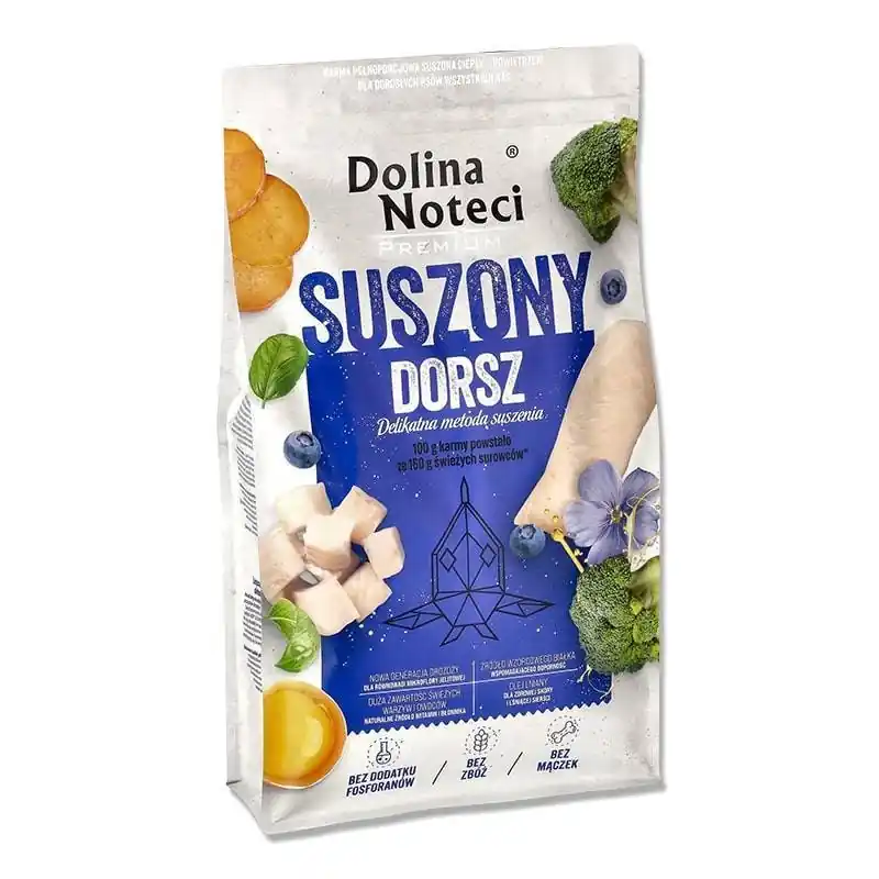DOLINA NOTECI Premium Cod - szárított kutyaeledel 9kg Olcsóbb