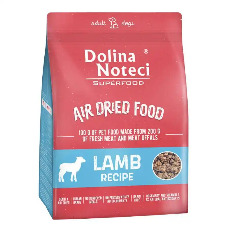 Outlet DOLINA NOTECI Superfood szárított bárány ételek kutyáknak 5kg